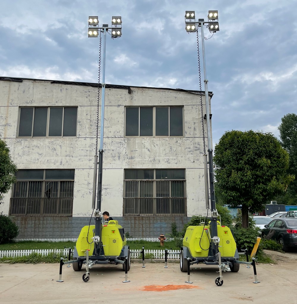 持續(xù)交貨中！山東思拓瑞克20臺(tái)9米移動(dòng)照明燈車陸續(xù)發(fā)貨發(fā)往蒙古國(guó)